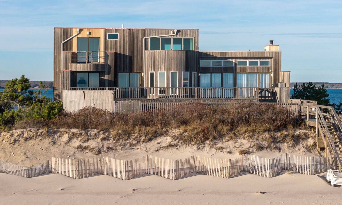 Hampton Bays House | Modern, Oceanfront Hamptons Retreat with Private Pool, Direct Beach Access.