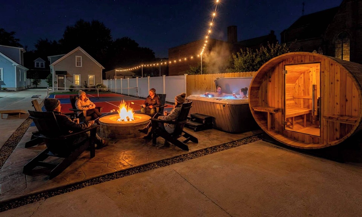 Detroit - Shoreway House | Modern Retreat w/Pickleball, Sauna + Hot Tub