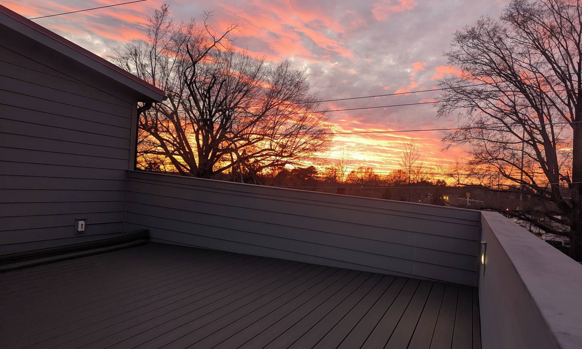 Southwest Raleigh House | Modern Rooftop View Raleigh Downtown SFH-Yellow