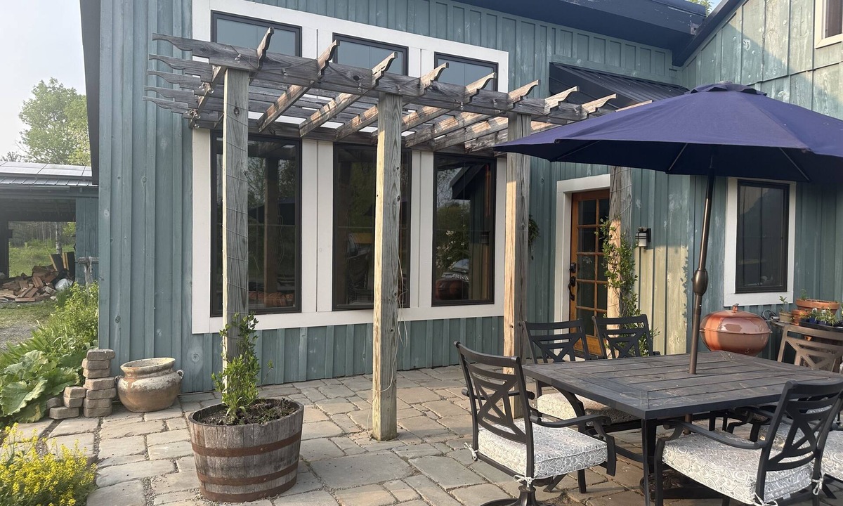 Freeville House | Modern rustic 2BR house in the country with hot rub, patio dining, and fire pit