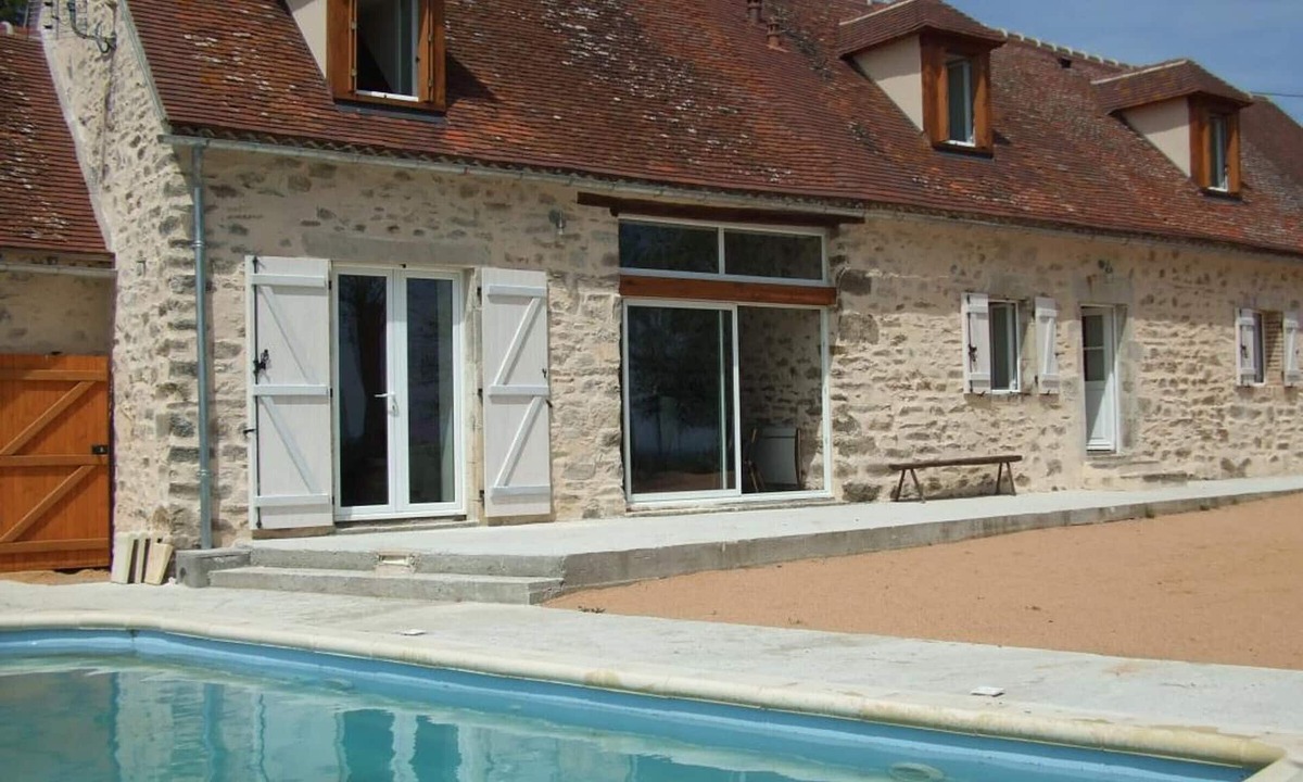 Chirat-l'Eglise Cottage | Modern Rustic Cottage with Pool and Pets Allowed