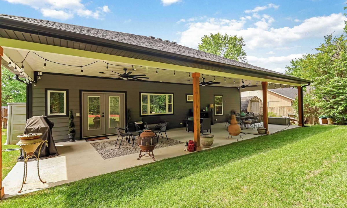 Fayetteville House | Modern Sanctuary with Large Patio