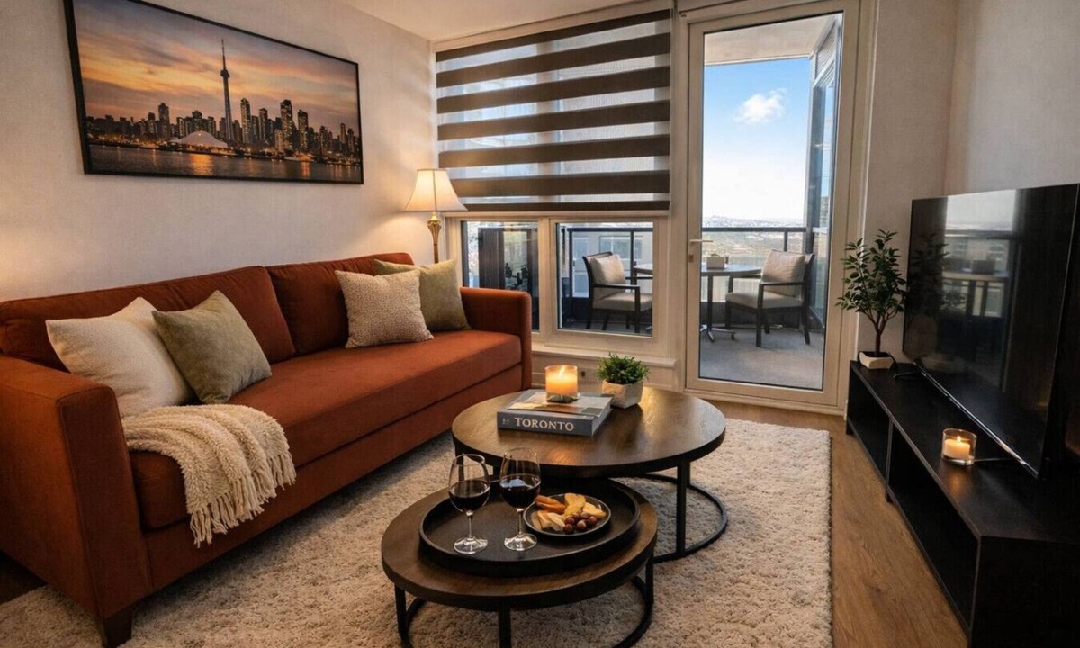 Downtown Mississauga Condo | Modern | Sauna Climbing Wall Parking | Square One