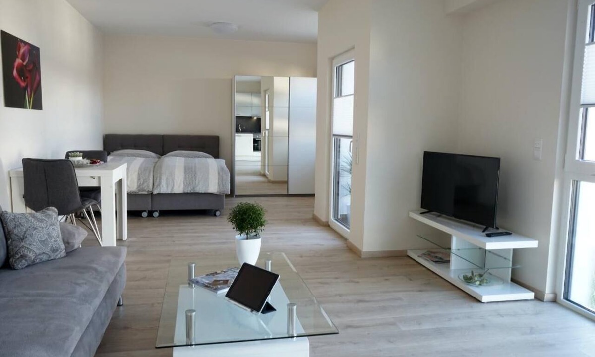 Spessart-Main-Odenwald Apartment | Modern studio with balcony (approx. 40 sqm)