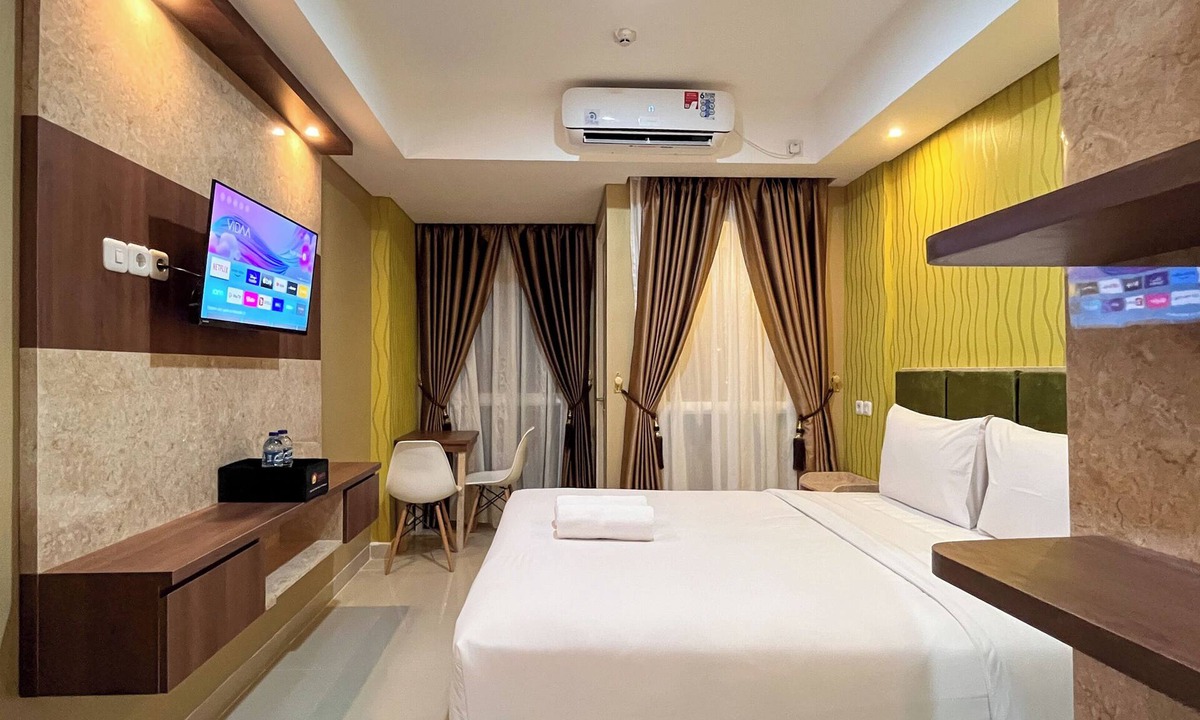 Biringkanya Apartment | Modern Studio Room Apartment At Tamansari Skylounge Makassar