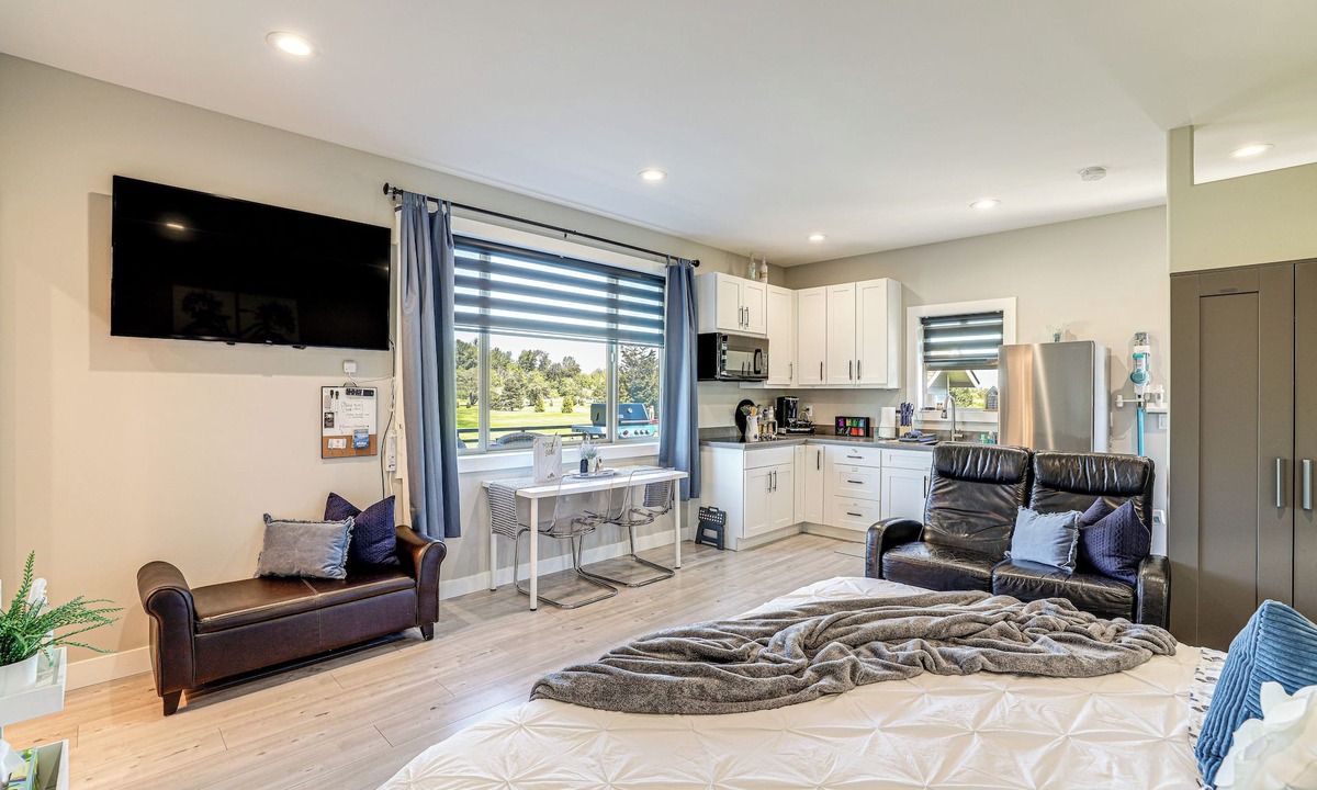 Ferndale Apartment | Modern Studio Suite in Sandy Point on Lummi Bay!