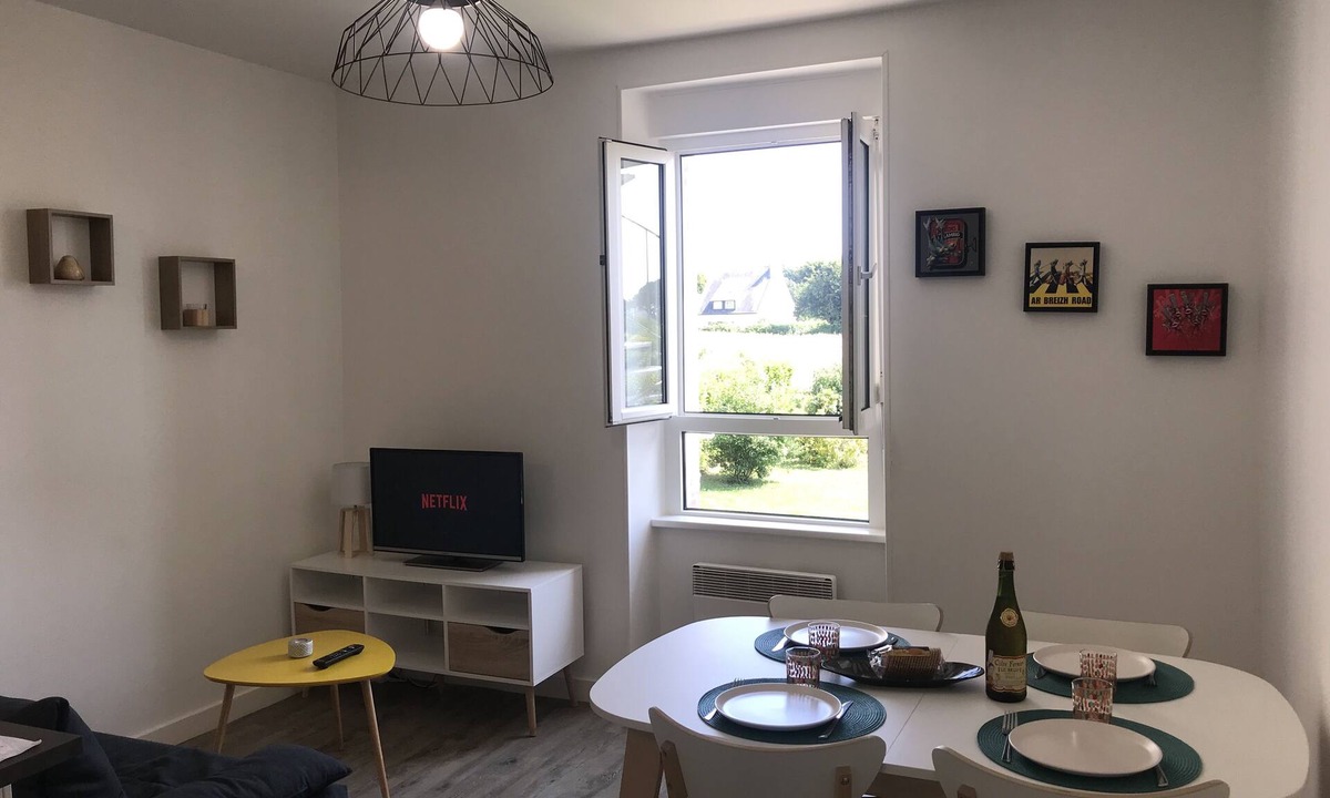 Benodet Apartment | Modern T2, 300 m from the beach, free private parking