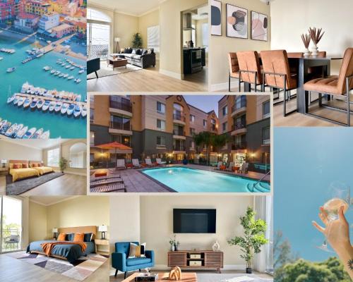Del Rey Apartment | Modern Top Floor 3BD 3BA Condo Marina del Rey