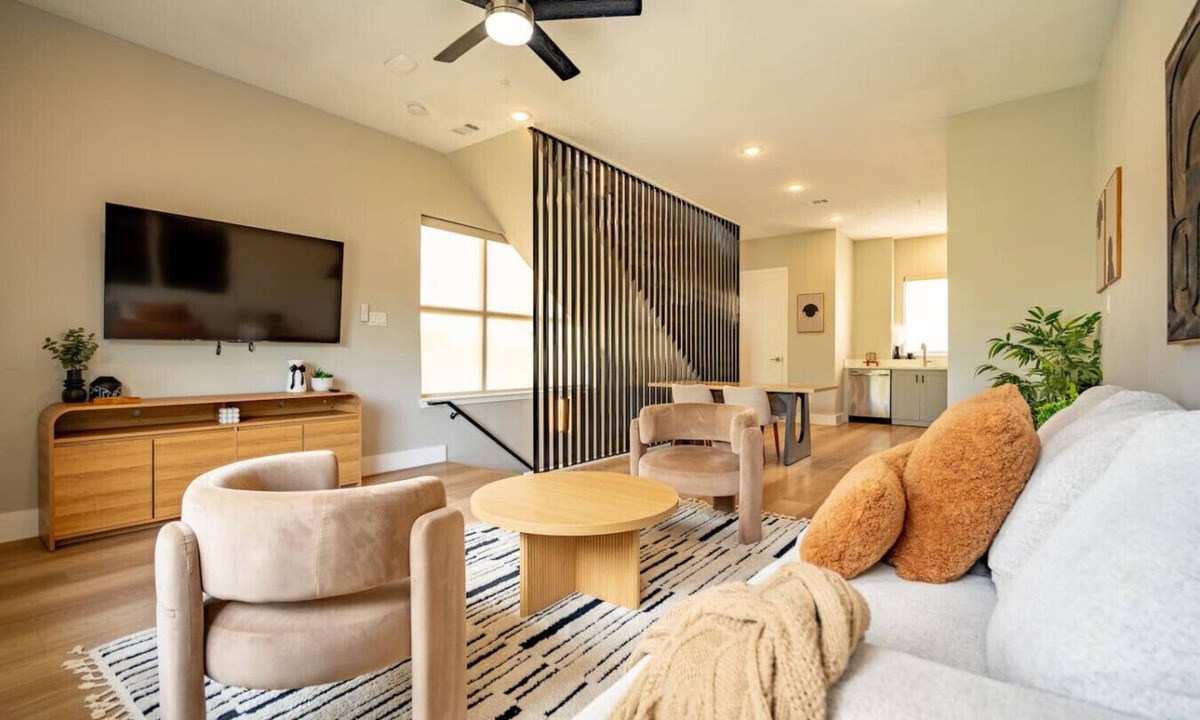Fort Worth Villa | Modern Townhome | Fire Pit, Telescope, By Magnolia