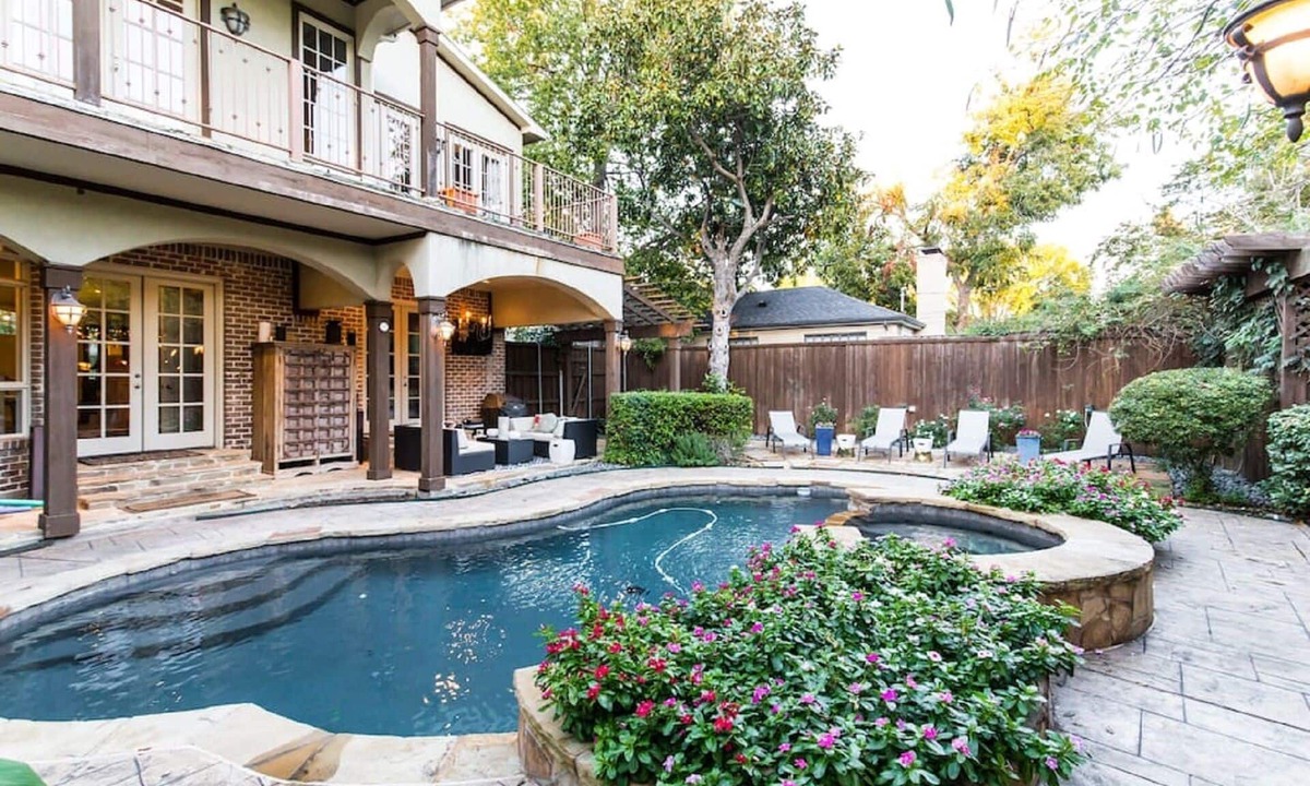 Greenland Hills House | Modern Tudor with Pool & Backyard Oasis on the M Streets in the Heart of Dallas