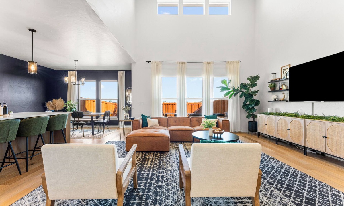 Southwest Ada County Alliance House | Modern - Turf Backyard - Stocked Kitchen