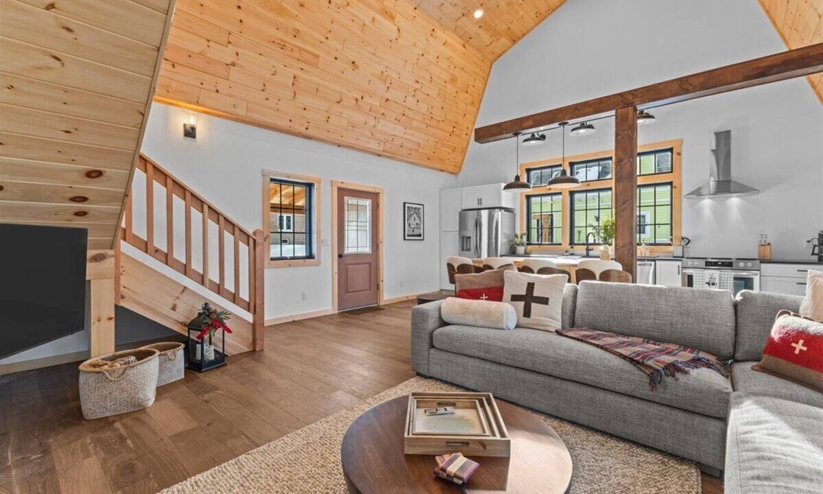 Morrisville House | Modern Vermont Barn Home-Bright & Open-Near Stowe
