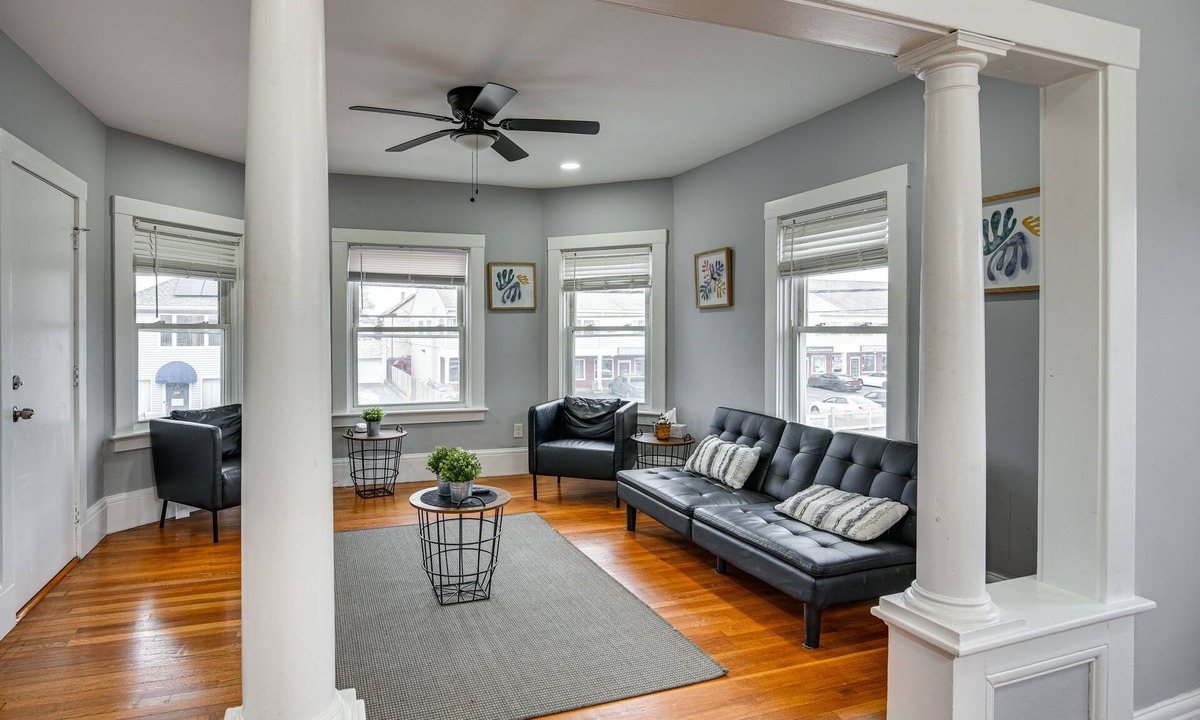 Cranston Apartment | Modernized Historic Apt, Walk to Downtown Cranston