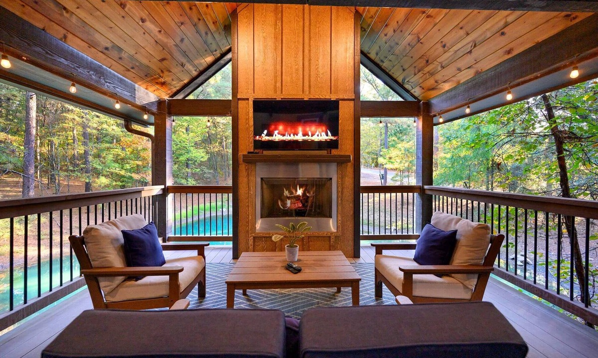 Broken Bow Cabin | Moonlight Vista - 1BR/1 Bunkroom – Wrap-Around Porch