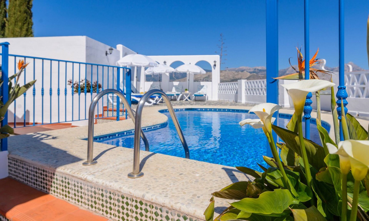 Torrox Villa | Moorish-Style Mountain Villa: Stunning 360° Views, Pool & Hot Tub