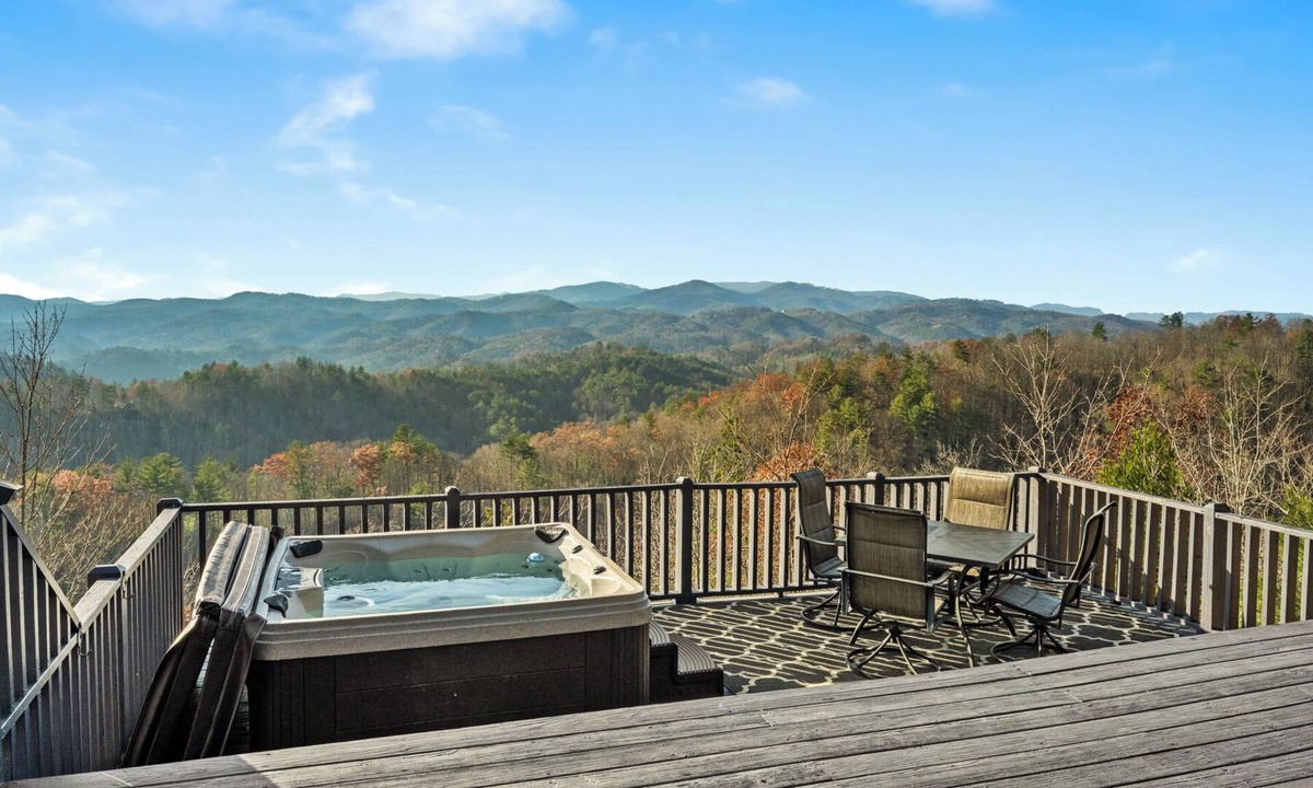 Ferguson Cabin | Mountain Cabin,Panoramic View,Hot Tub, WiFi, Fire Table