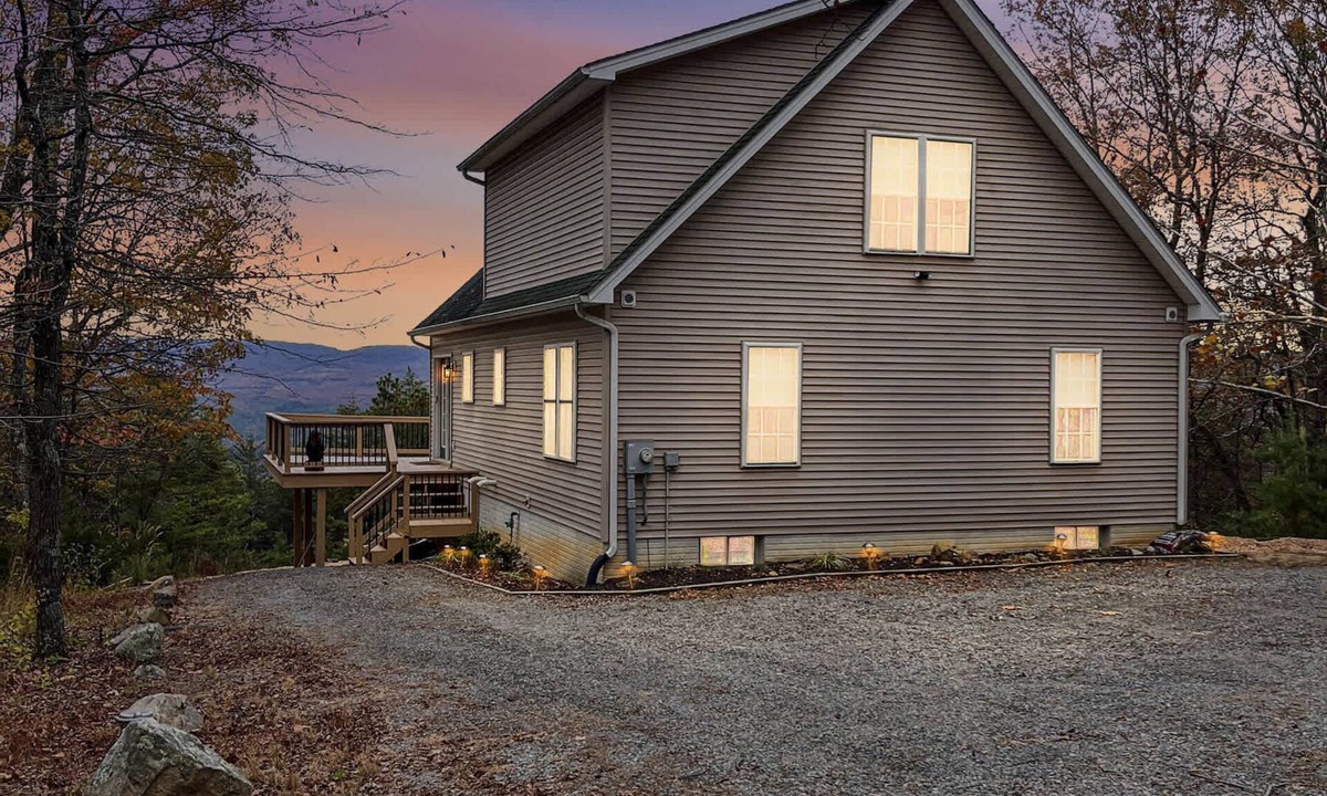 High View Cabin | Mountain chalet w/deck, grill & fire pit
