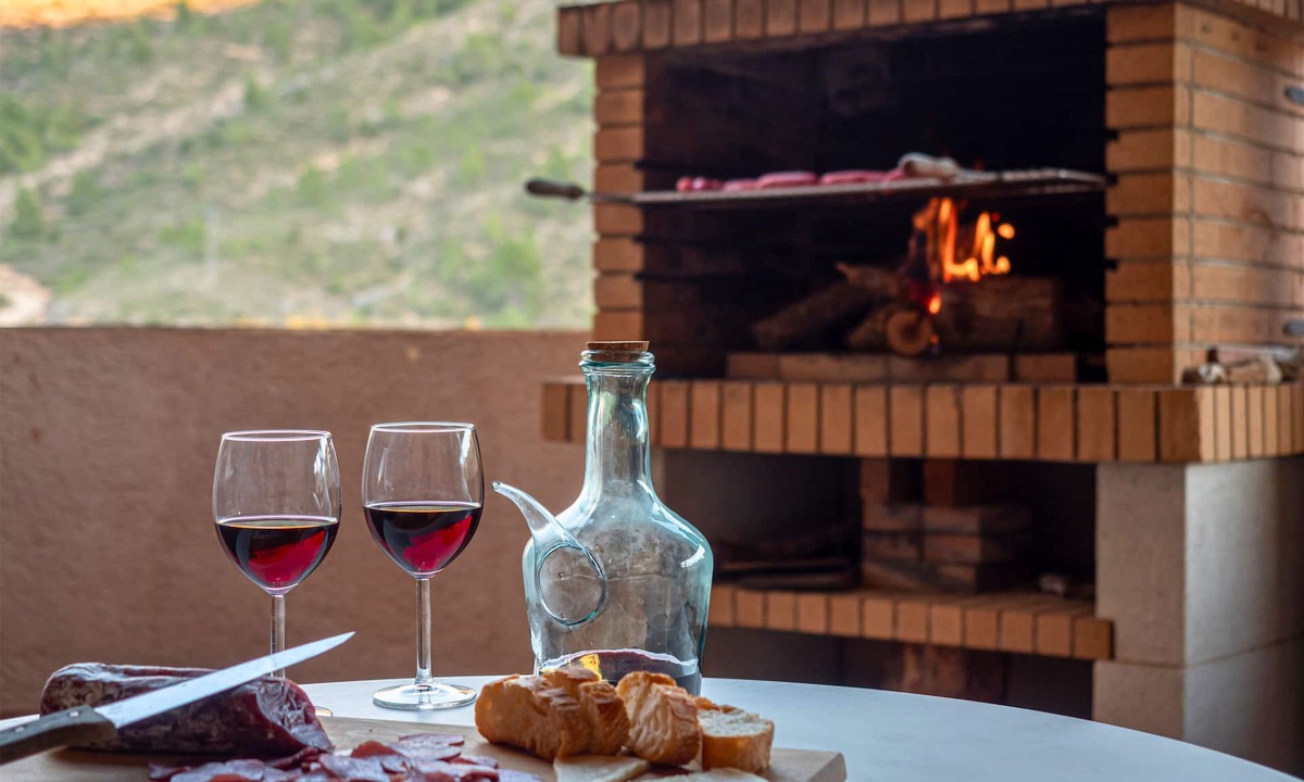 Casas Bajas House | Mountain house in Casas Bajas with fireplace, BBQ and valley views