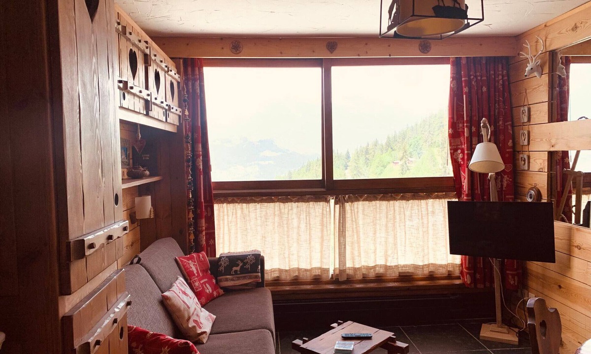 Arc-1600 Apartment | Mountain-style studio for 3, Arc 1600, Mont Blanc view
