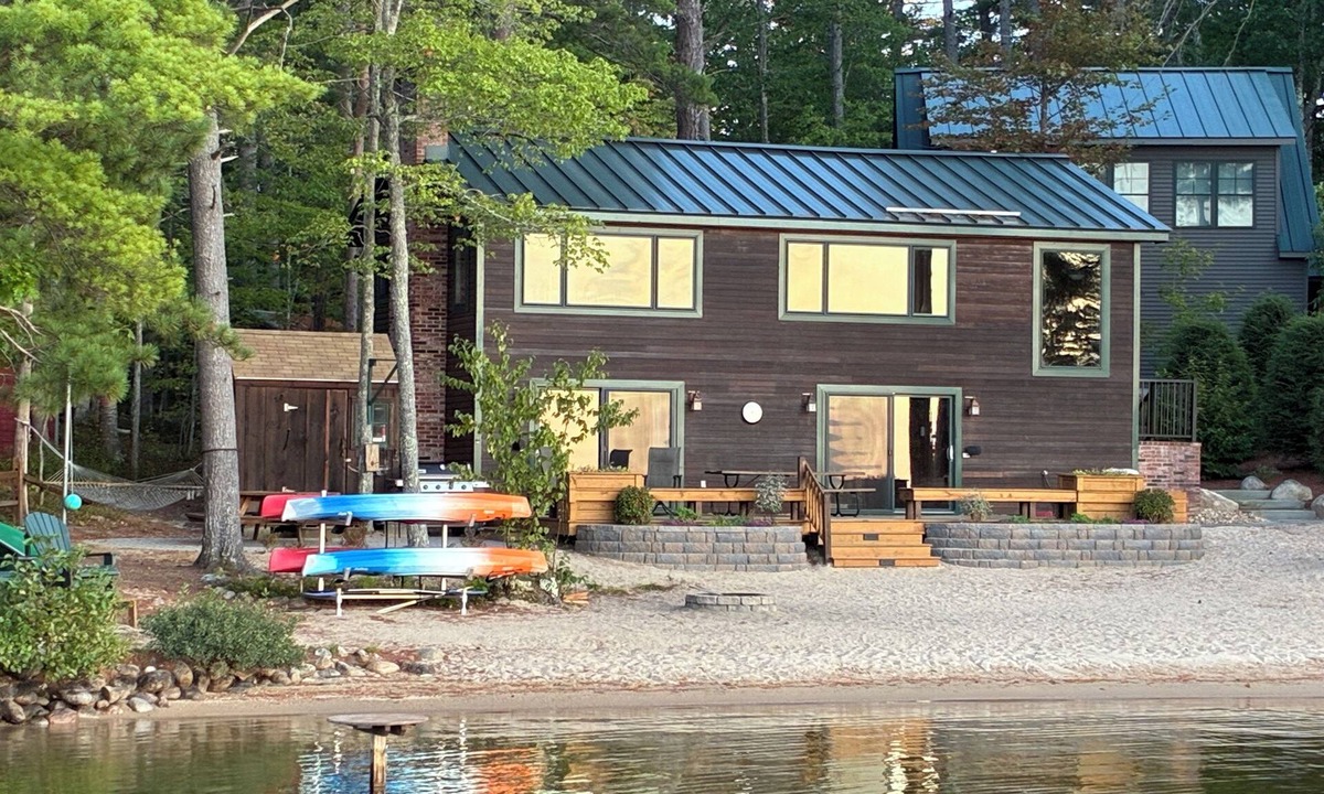 Pine River Pond House | Mountain View’s. Great Ice Fishing, snow shoeing, snowmobiling. Winter Getaway.