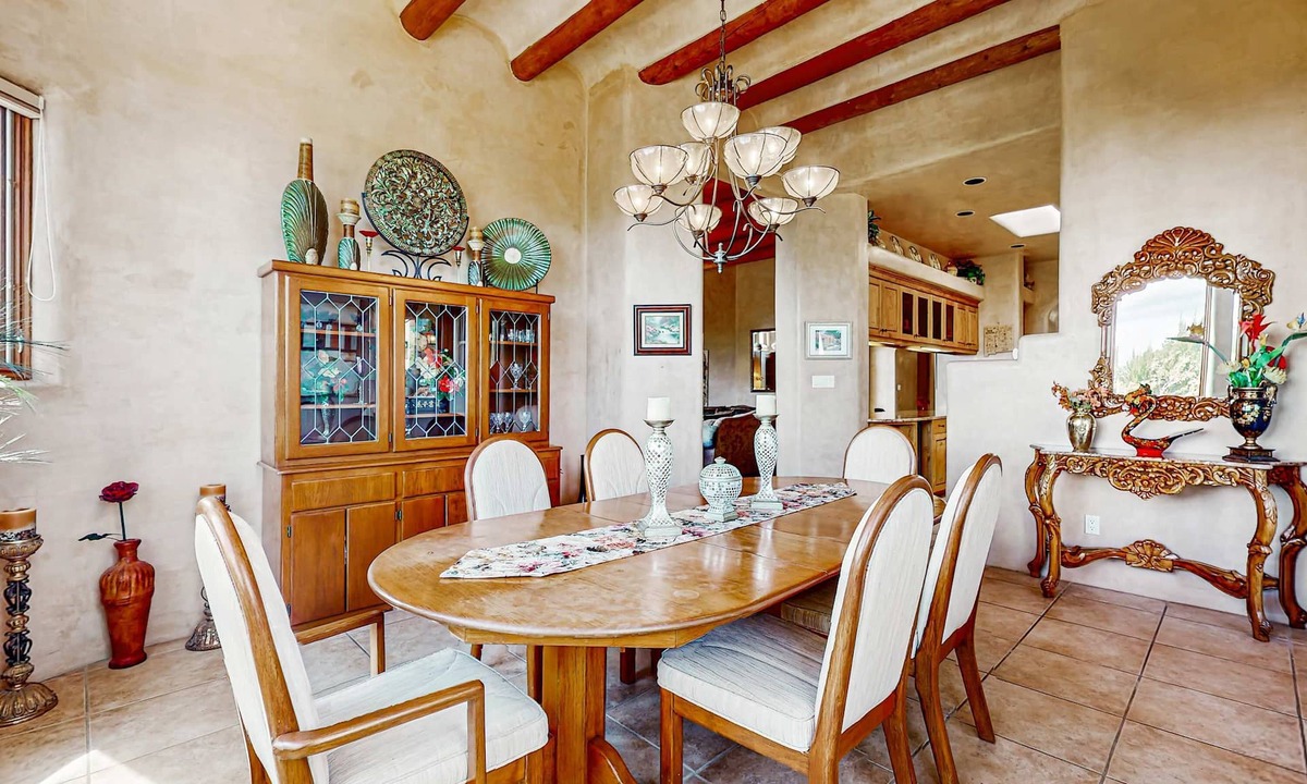Santa Fe House | Mountain Views | Hot Tub + Patio | Chef Kitchen