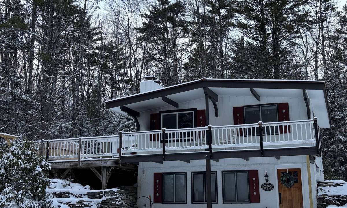 South Londonderry House | Mtn View & Hot Tub-Peaceful Property w/stream-mins to Hiking, Biking, Swimming