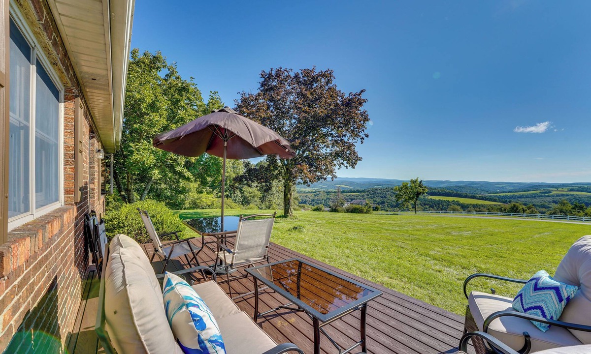 Muncy House | Muncy Vacation Rental w/Deck & Views