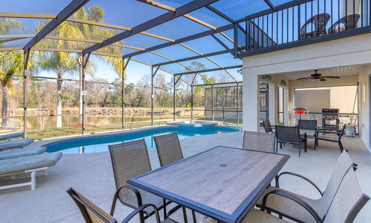Lake Wilson Preserve House | My Palms Sway in Davenport — Water views pool home 5 bedrooms