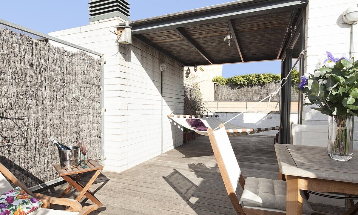 El Putget i Farro Apartment | My Space Barcelona Attic with Private Terrace in City Center for 6