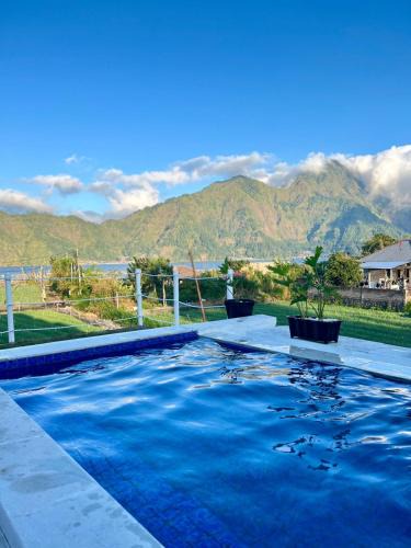 Toya Bungkah Villa | Nadine Villa Kintamani with Natural Hot Spring