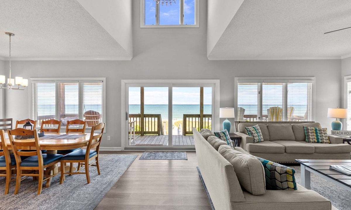 Kure Beach House | Namaste at the Beach Oceanfront House, Dog Friendly, Private Beach Access!