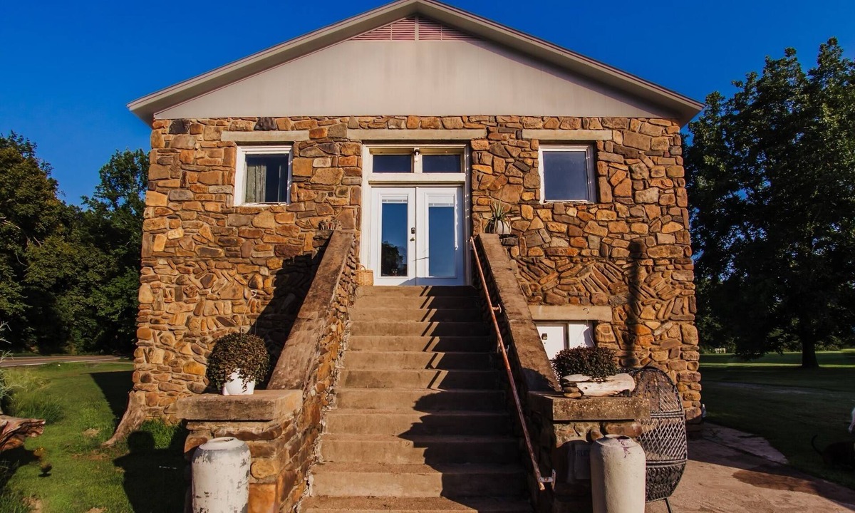 Rudy House | Native stone church house