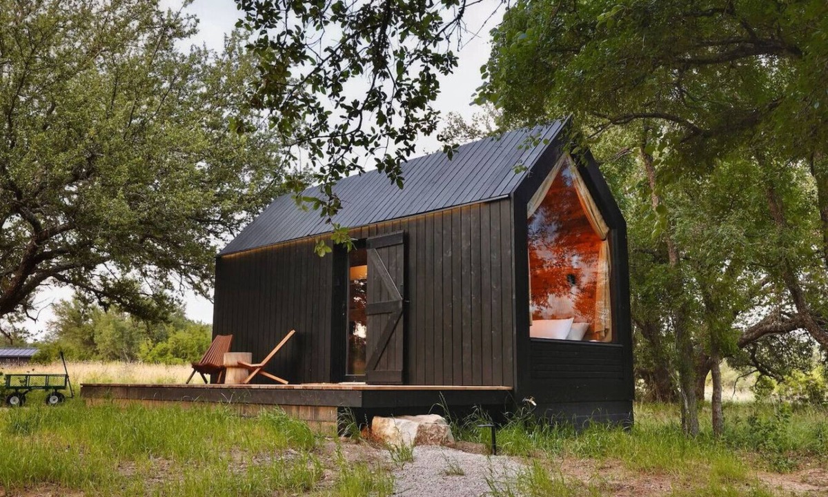 Round Mountain Cabin | Nature Cabin Wood-Burning Hot Tub