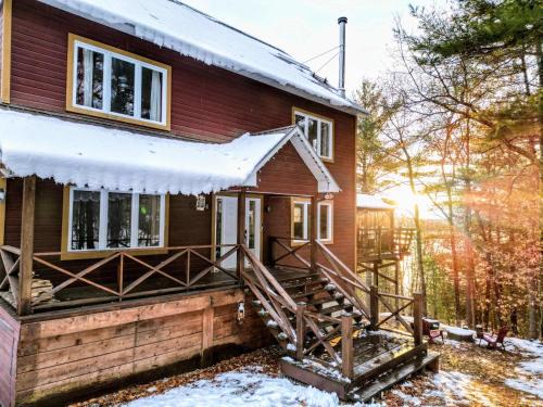 Lac Sainte-Marie Ski Chalet | Nature Escape with Spa - L'heritage du Lac