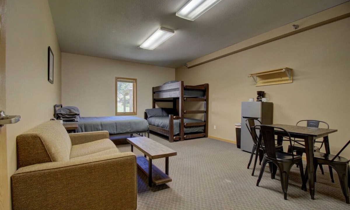 Clitherall Cabin | Nature Escape with Studio-Style Rooms | Lake View