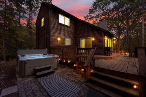 Lake Harmony Estates House | Nature's Paradise with Hot Tub and Fire Pit