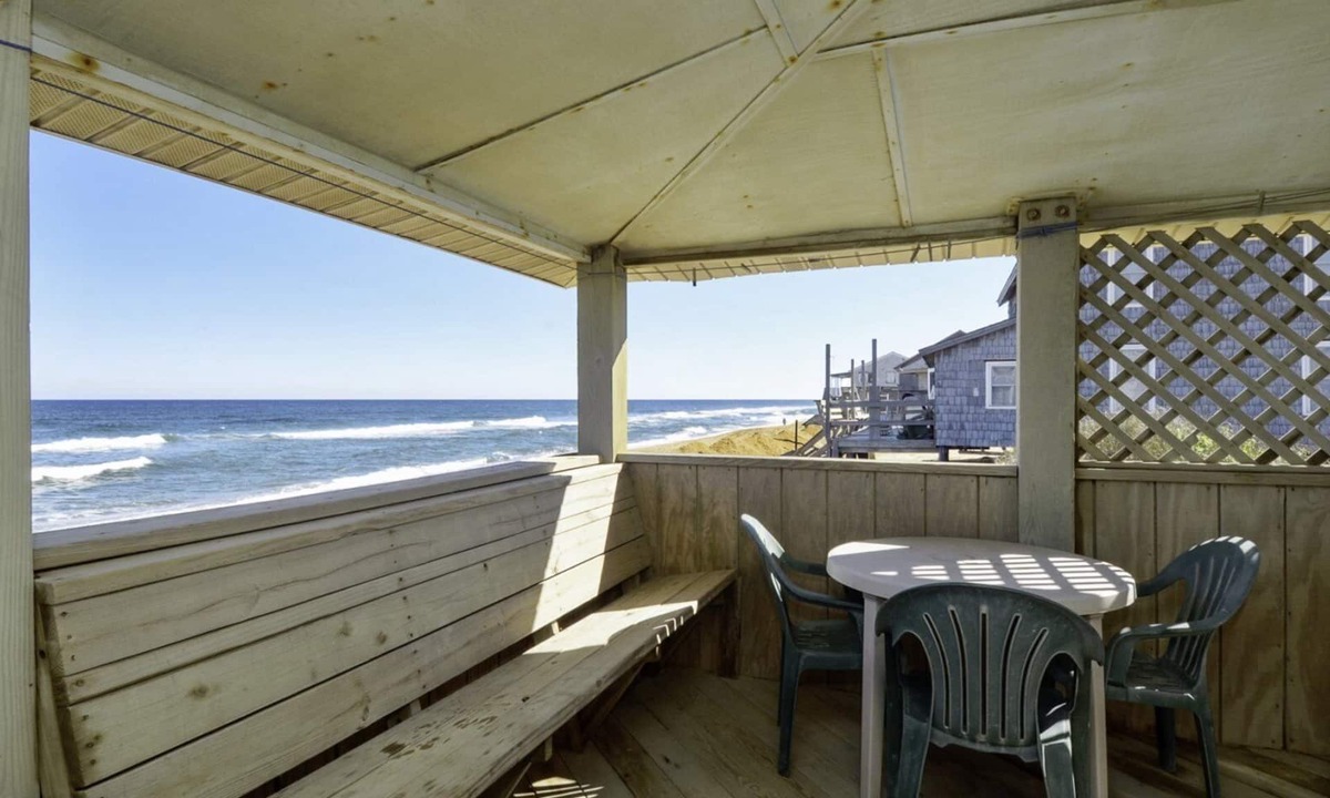 Kitty Hawk Cottage | Neaptide: Oceanfront Escape for Two w/Deck Views