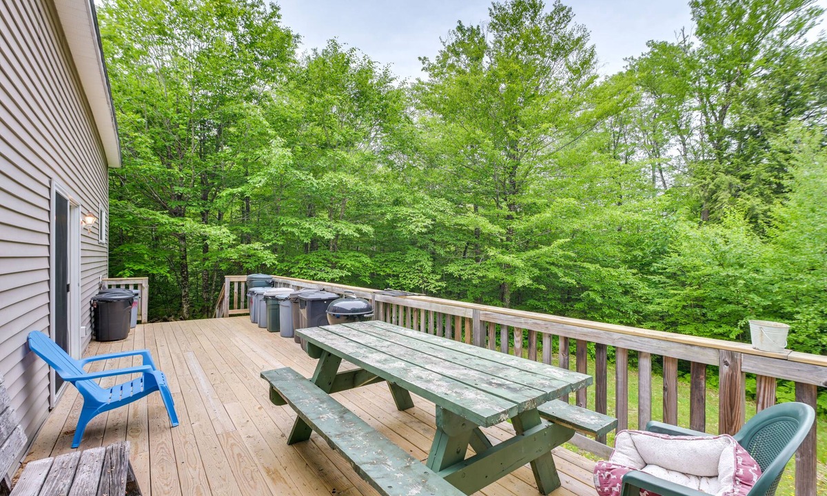 Harmony Cabin | Near Snowmobiling: Secluded Harmony Cabin w/Deck!