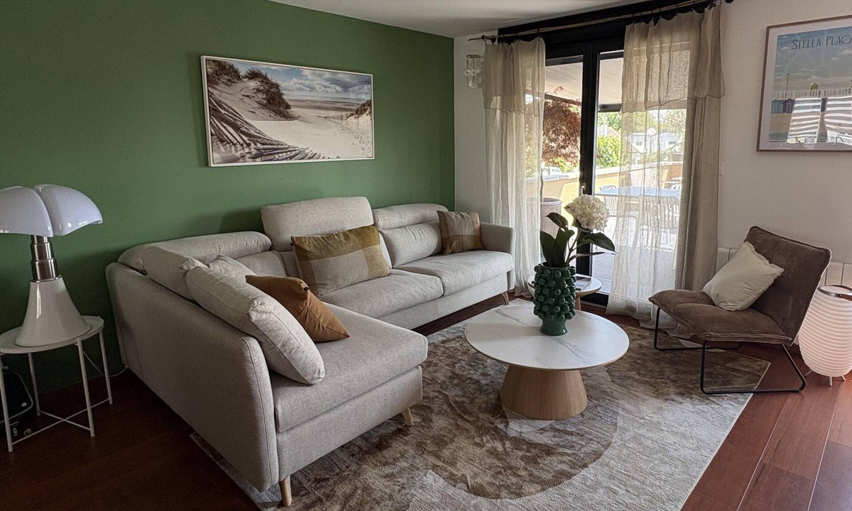 Stella-Plage Apartment | New apartment with terrace in the center