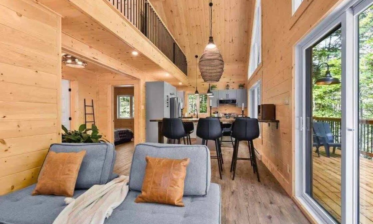 Saint-Alphonse-Rodriguez House | NEW Chalet des pins | lake access