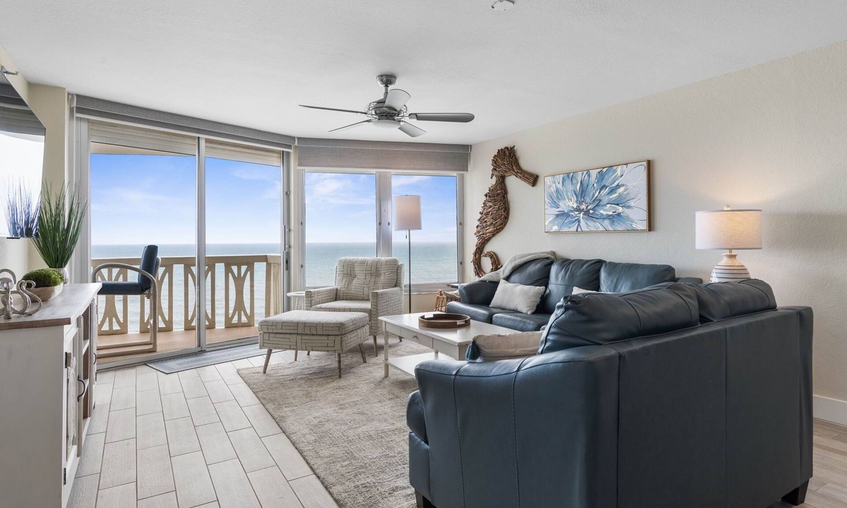 Ormond-by-the-Sea Condo | New! Direct Oceanfront Penthouse Paradise.