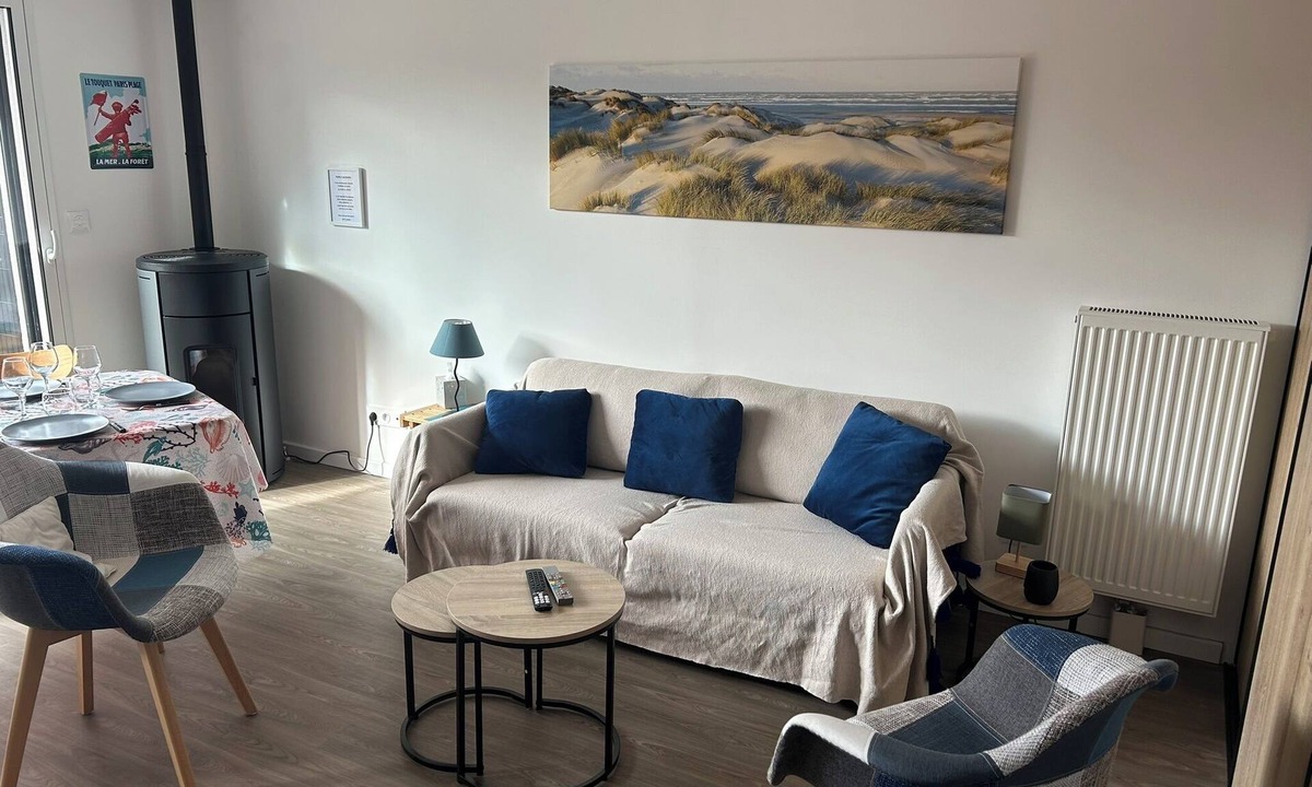 Stella-Plage Apartment | New house with large terrace in Stella-Plage