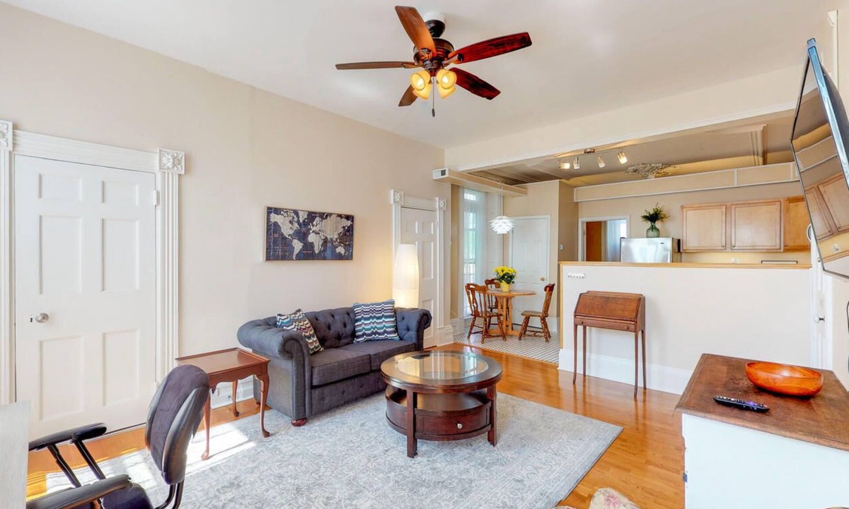 Troy Apartment | New kitchen & appliances, historic 2 bedroom Downtown Troy