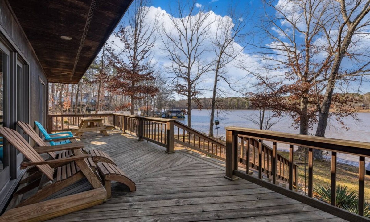 Littleton House | New! Lakefront Home, Firepit, Dock, Deck, Boat Slip, Kayak, Paddle Board, Canoe