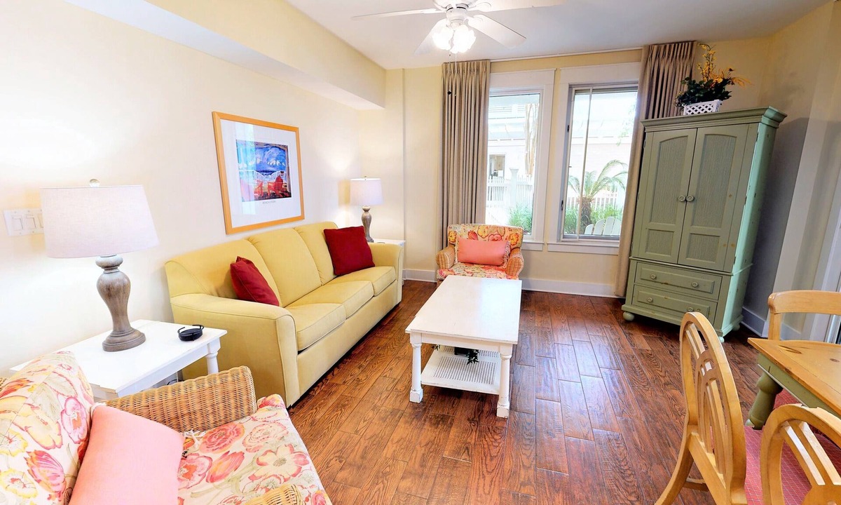 Baytowne Wharf Condo | New Listing! Ground Floor Gem at Pilot House | Sandestin Beach Resort