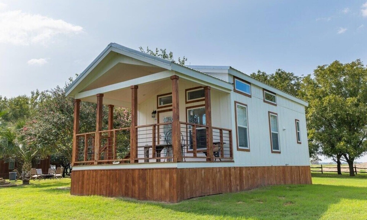 Satin Cabin | New! Lux Cabin, Bicycling on lush verdant trails
