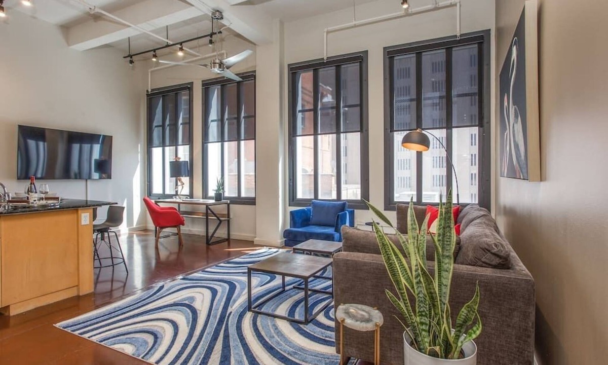 Downtown Fort Worth Apartment | New Lux Loft in Sundance Square Downtown FTW