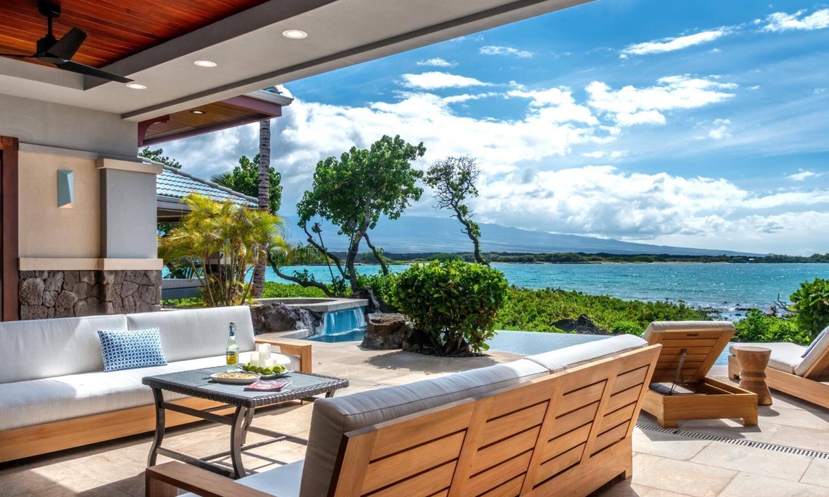Waikoloa House | New! Luxury Oceanfront 4-Bedroom Villa with Movie Theater, Private Pool, Hot Tub, and Free Car with 6+ Nights! Hale Nani at Kolea Kai by KBM Resorts