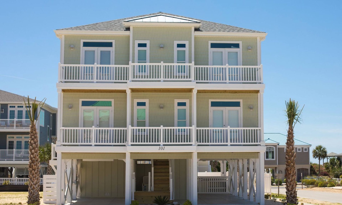 Ocean Isle Beach House | NEW PAINT 2026! OCEAN VIEWS! HUGE POOL! ELEVATOR! LARGE GROUPS!