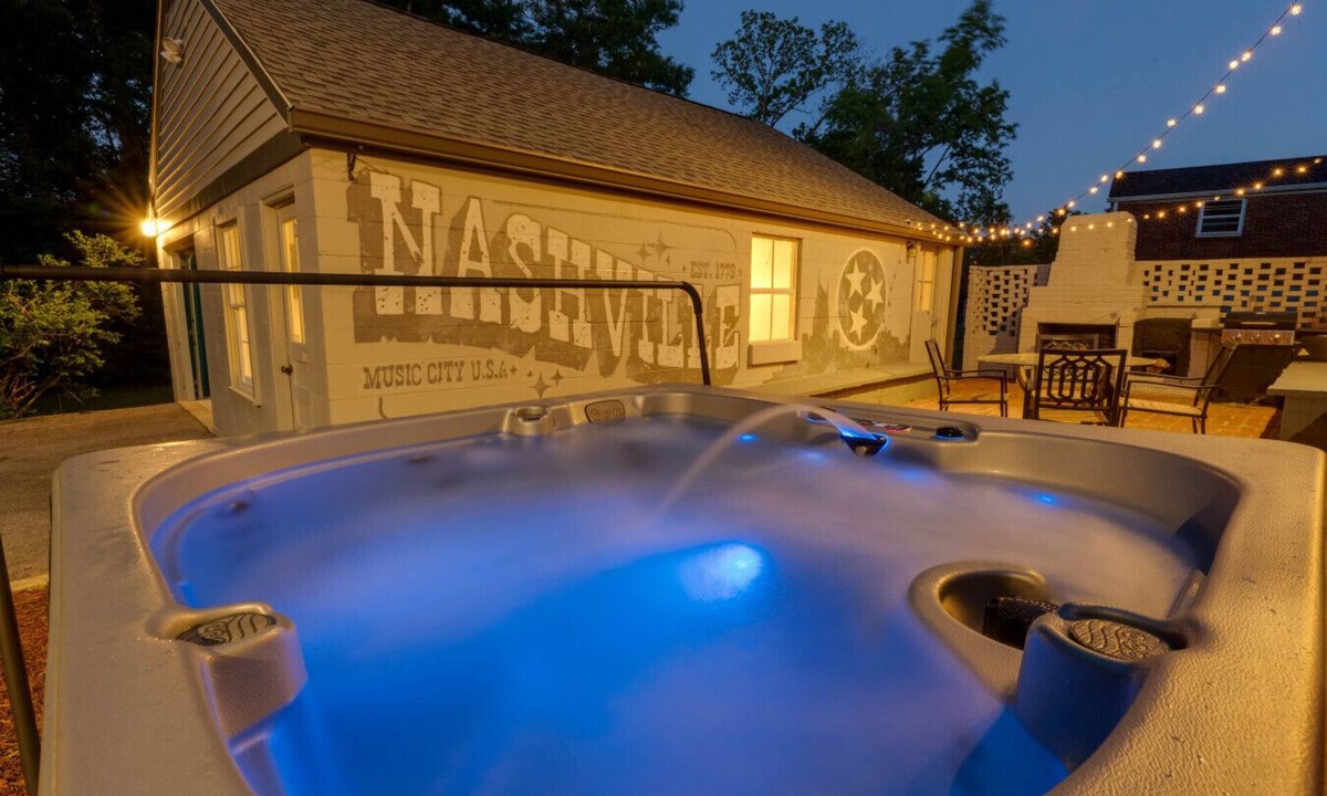 Donelson Cottage | New Playground: Hot Tub, Games, and Broadway Buzz!